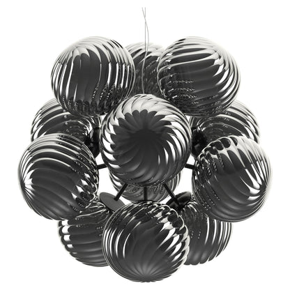 Whirl Burst Chandelier - Silver