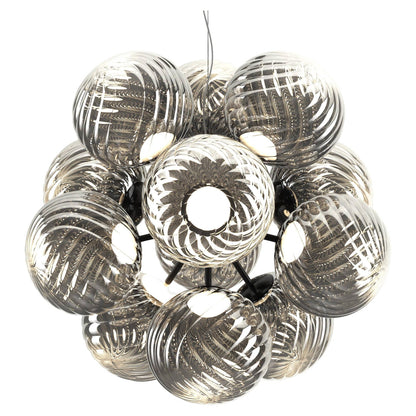 Whirl Burst Chandelier - Silver