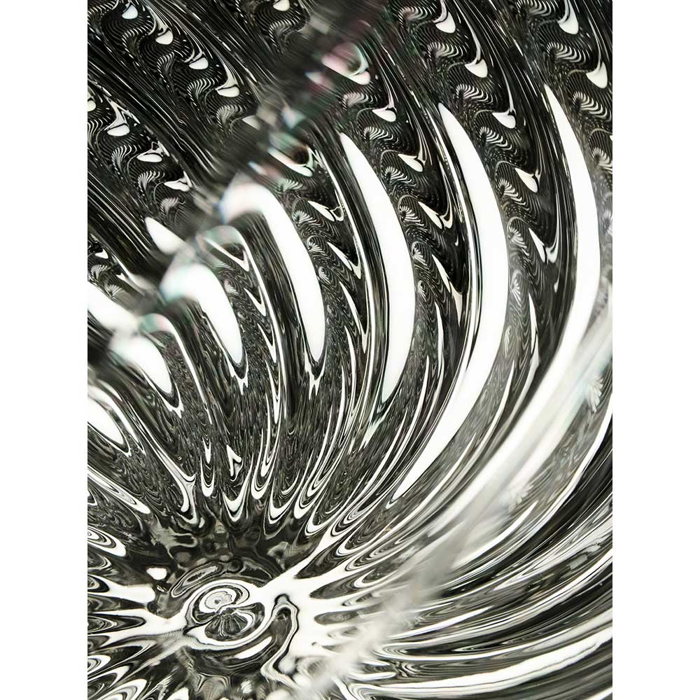 Whirl 12" Pendant - Silver