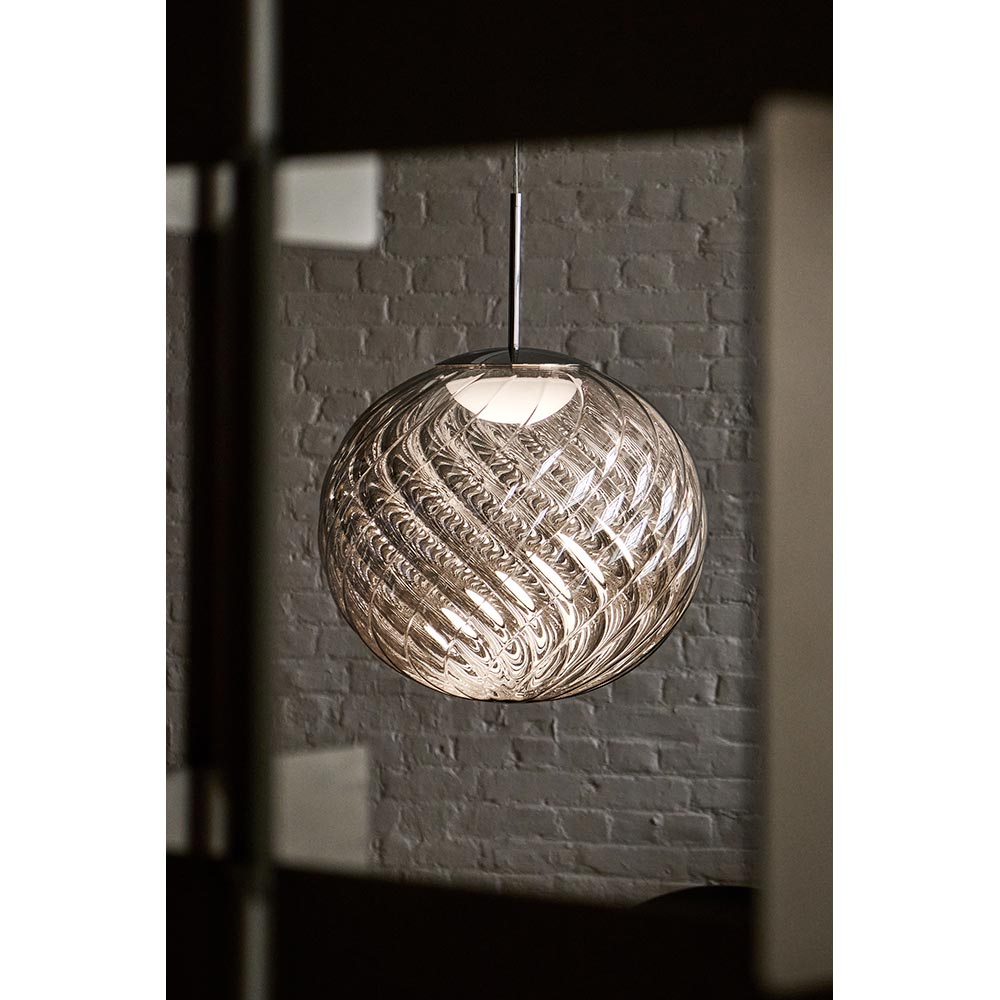 Whirl Large Pendant - Silver