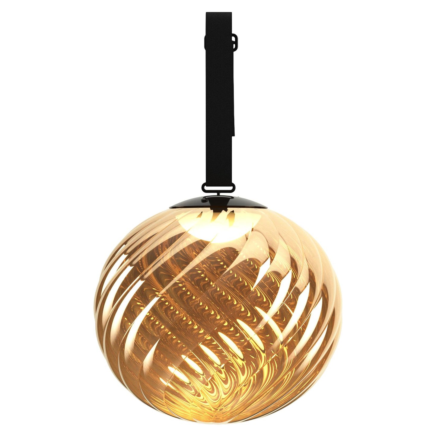 Whirl Large Portable Lamp - Gold
