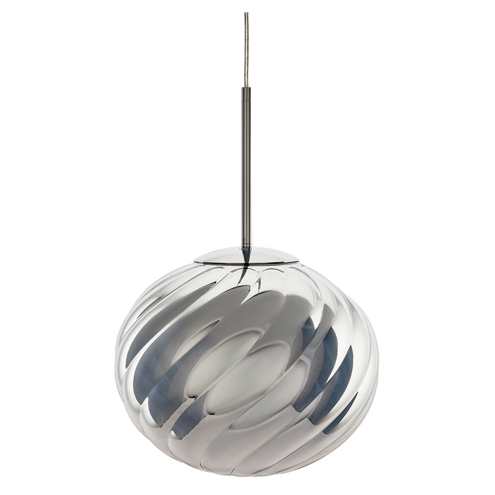 Whirl 12" Pendant - Silver