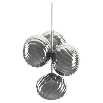 Whirl Mini Chandelier - Silver