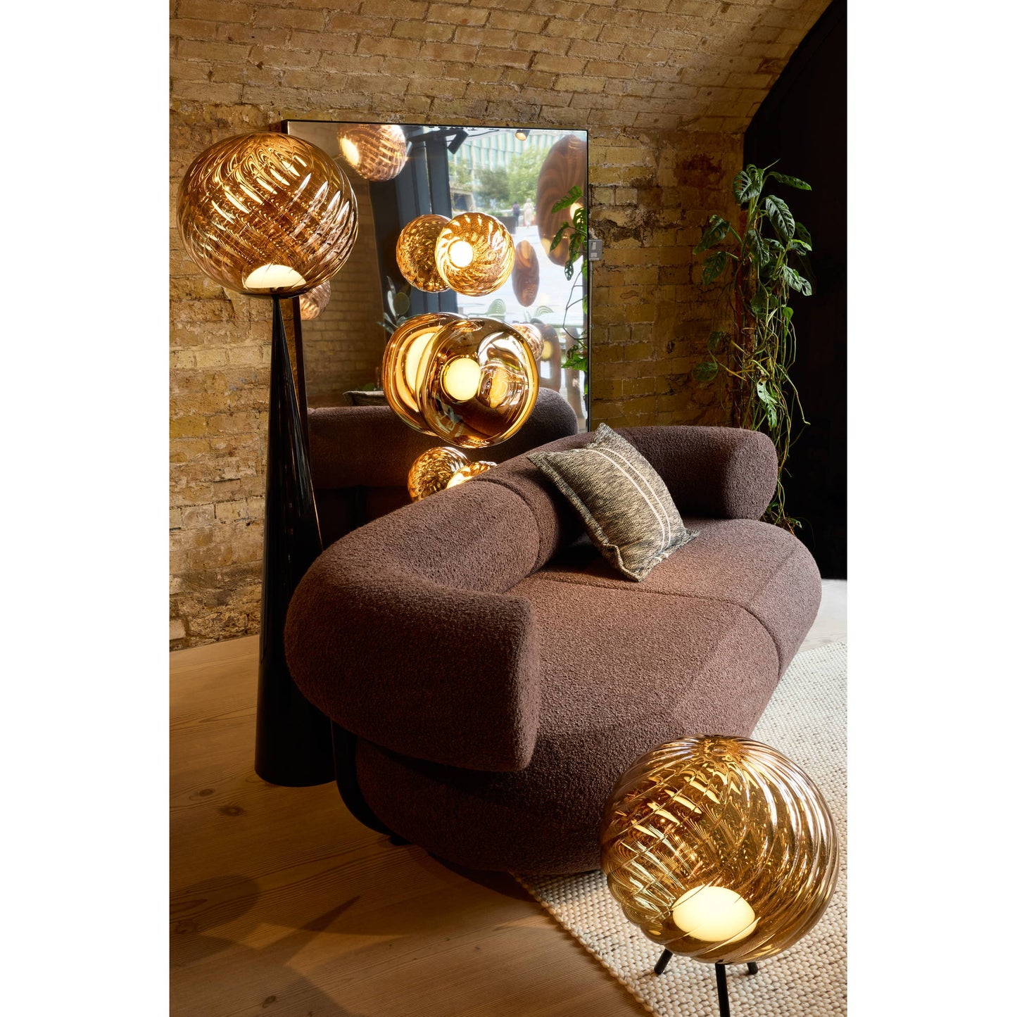 Whirl Surface Light - Gold
