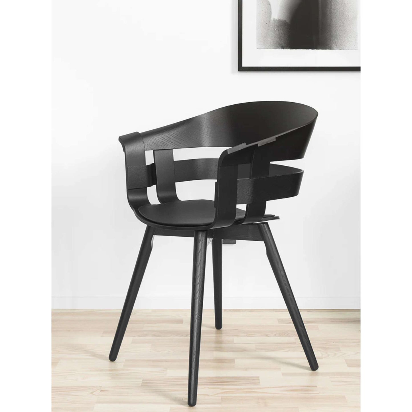 Wick Chair - Black Seat, Black Base