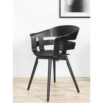 Wick Chair - Black Seat, Black Base