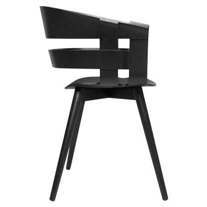 Wick Chair - Black Seat, Black Base