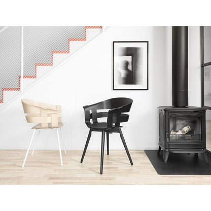 Wick Chair - Black Seat, Black Base