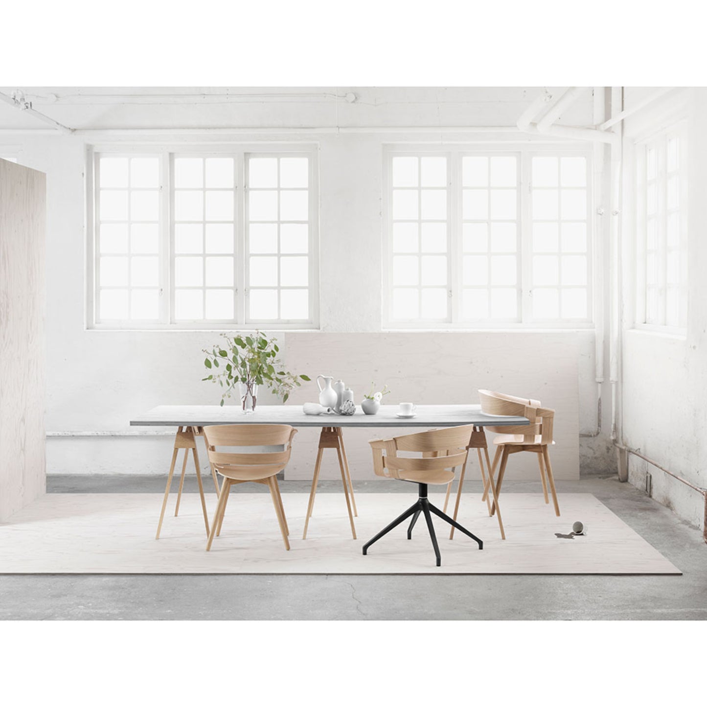 Wick Chair - Oak Seat, Oak Legs
