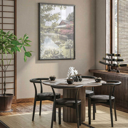 Wide Stranded Boxweave Paperweave Wallpaper - Natural on Wheat Edge