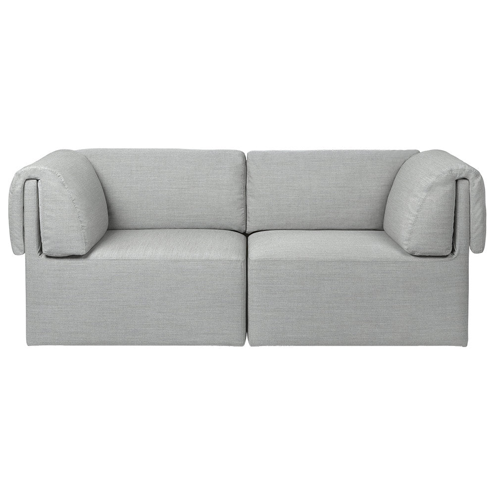 Wonder Modular Sofa - 2 Seater, Light Gray