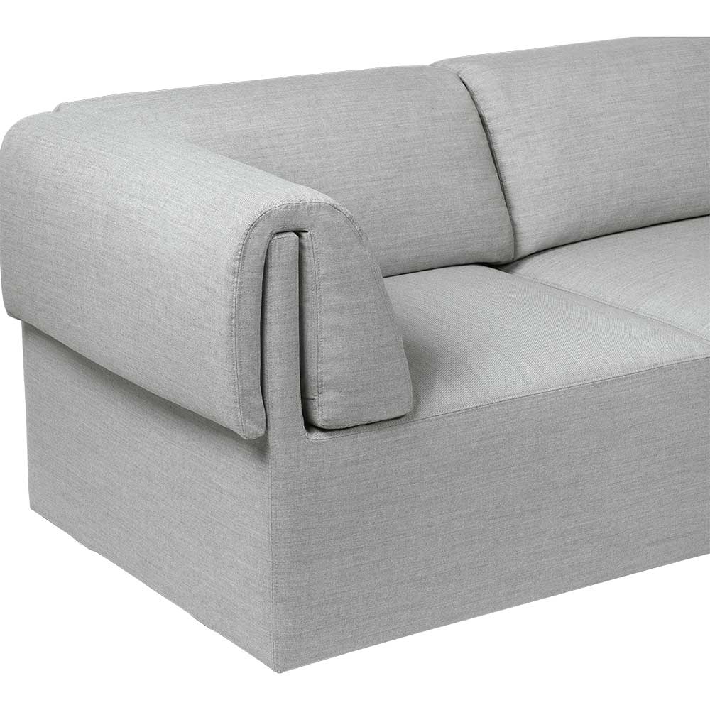 Wonder Modular Sofa - 2 Seater, Light Gray