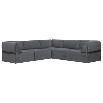 Wonder Modular Sofa - 2x3 Seater, Gray