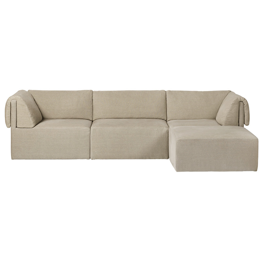 Wonder Modular Sofa - 3 Seater with Chaise Lounge