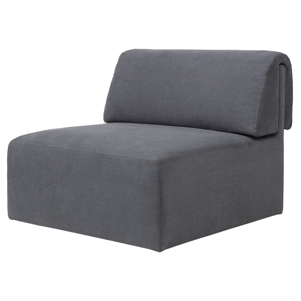 Wonder Modular Sofa - Mid Section, Gray