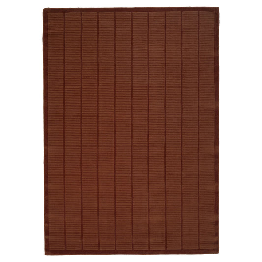 Woven Tatami Rug - Rust