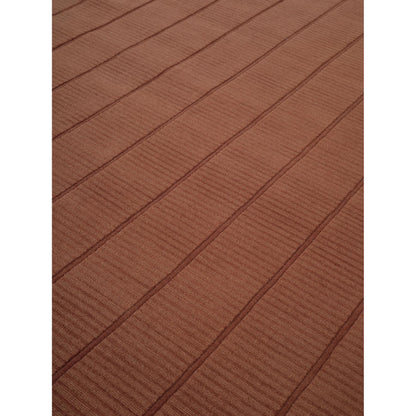 Woven Tatami Rug - Rust