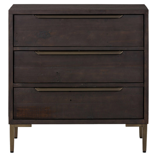 Wyeth 3 Drawer Dresser - Dark Carbon