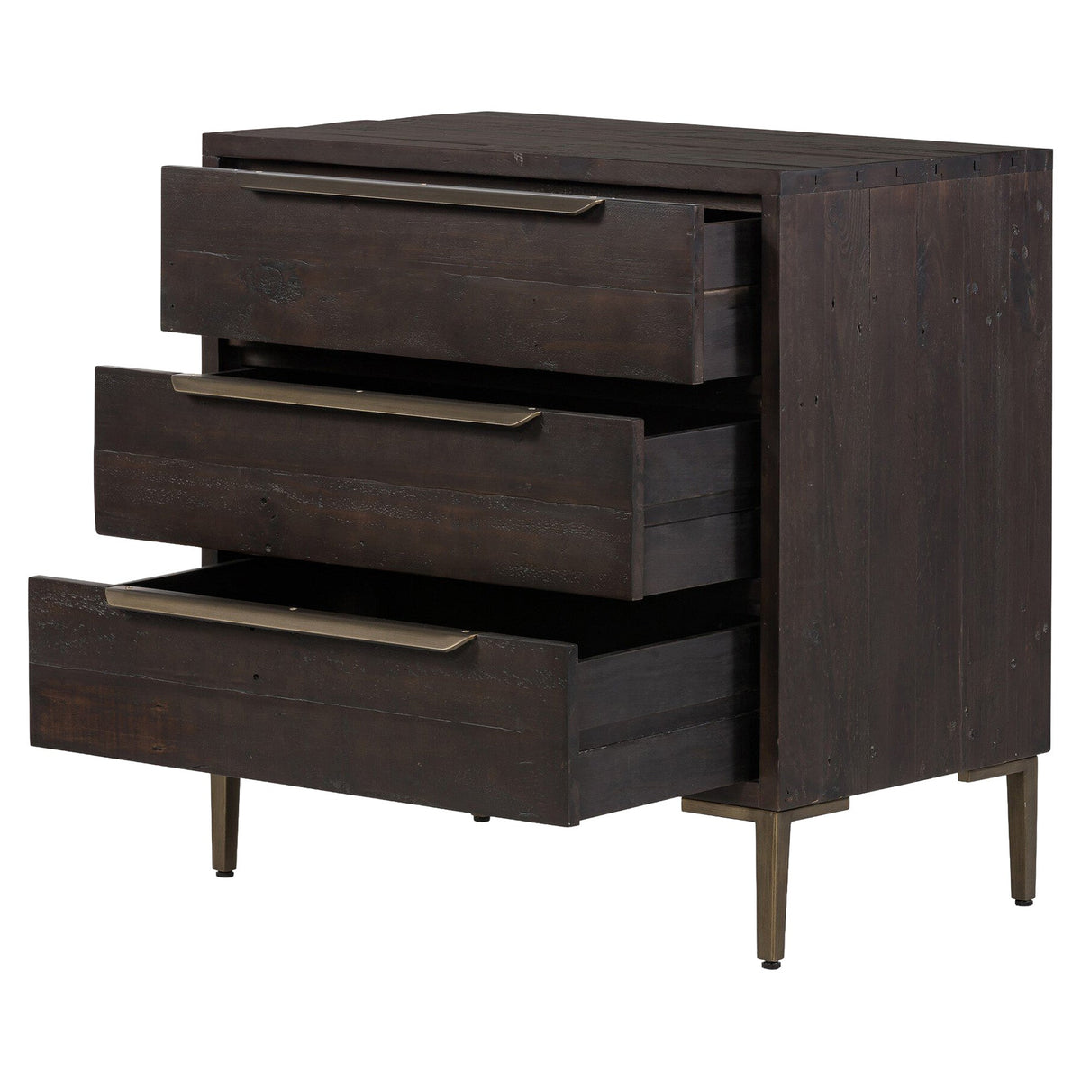 Wyeth 3 Drawer Dresser - Dark Carbon