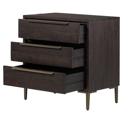 Wyeth 3 Drawer Dresser - Dark Carbon