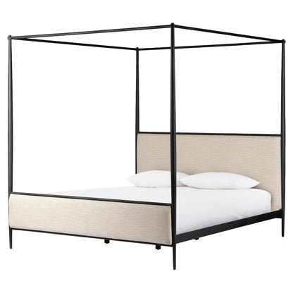 Xander Canopy Bed - Savoy Parchment