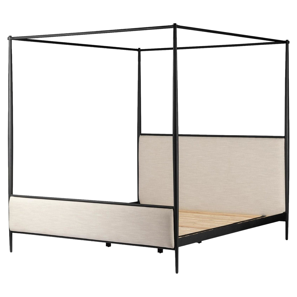 Xander Canopy Bed - Savoy Parchment
