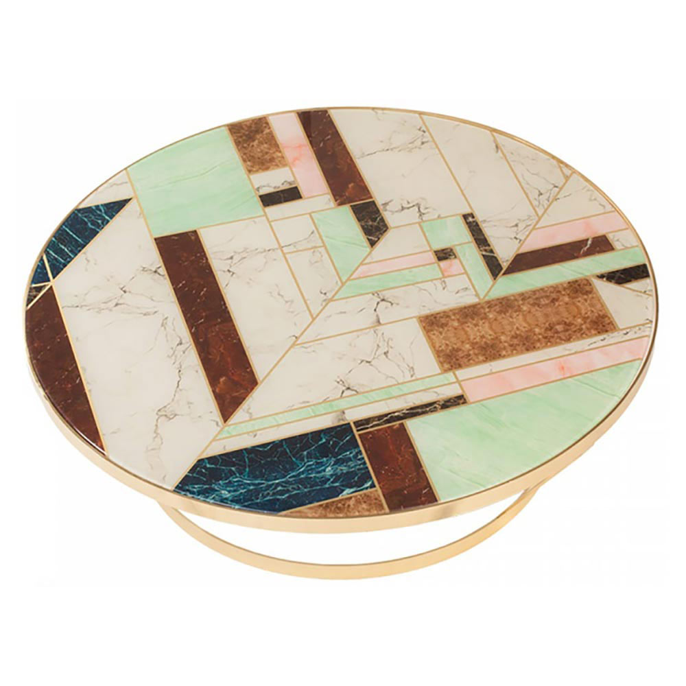 York Round Coffee Table - Coral