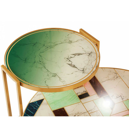 York Round Coffee Table - Coral