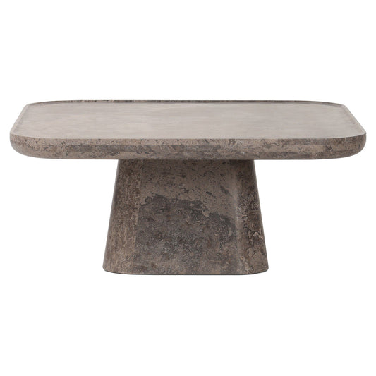 Zane Coffee Table - Warm Gray Marble