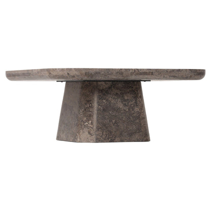 Zane Coffee Table - Warm Gray Marble