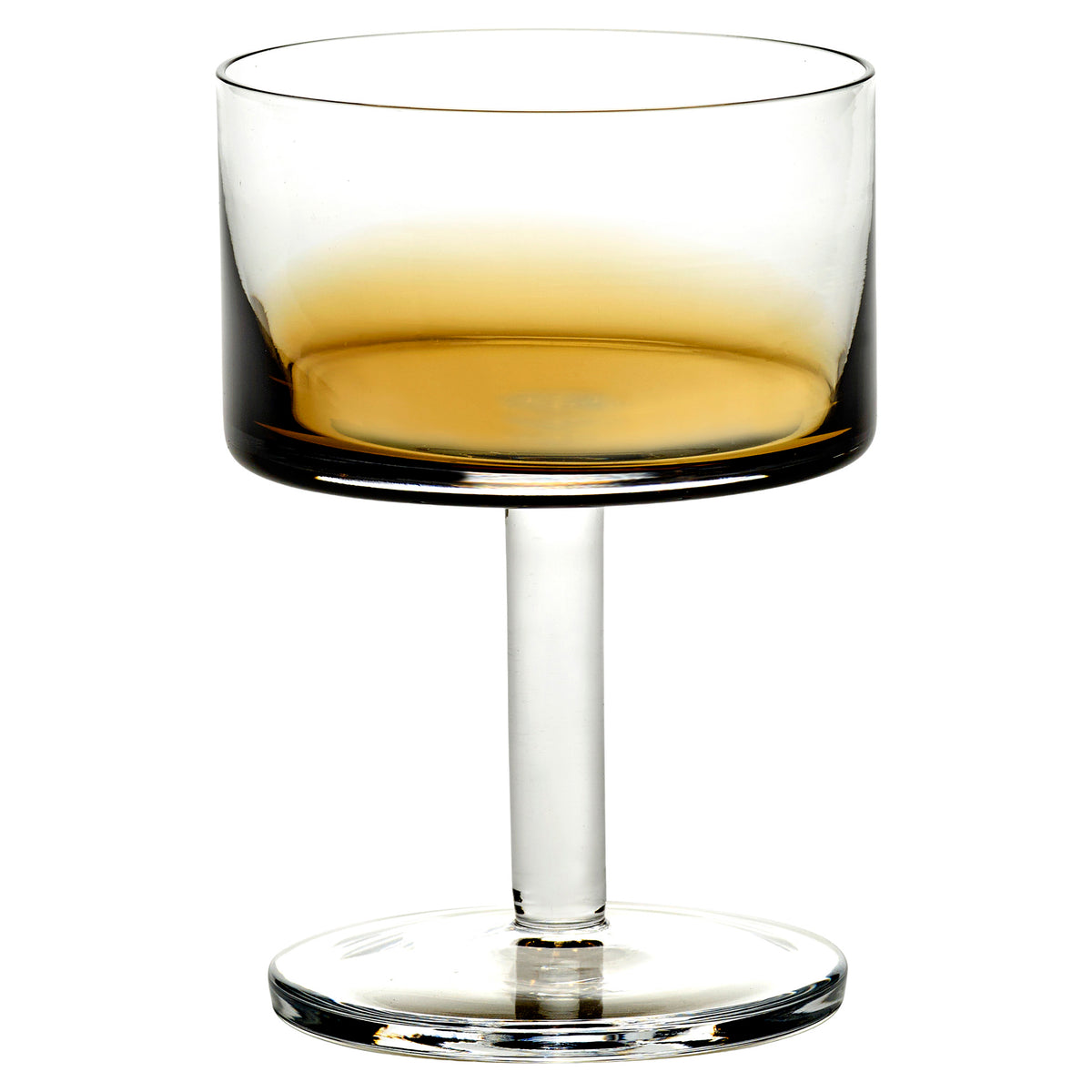 Zuma Amber Champagne Coupe Set of 4