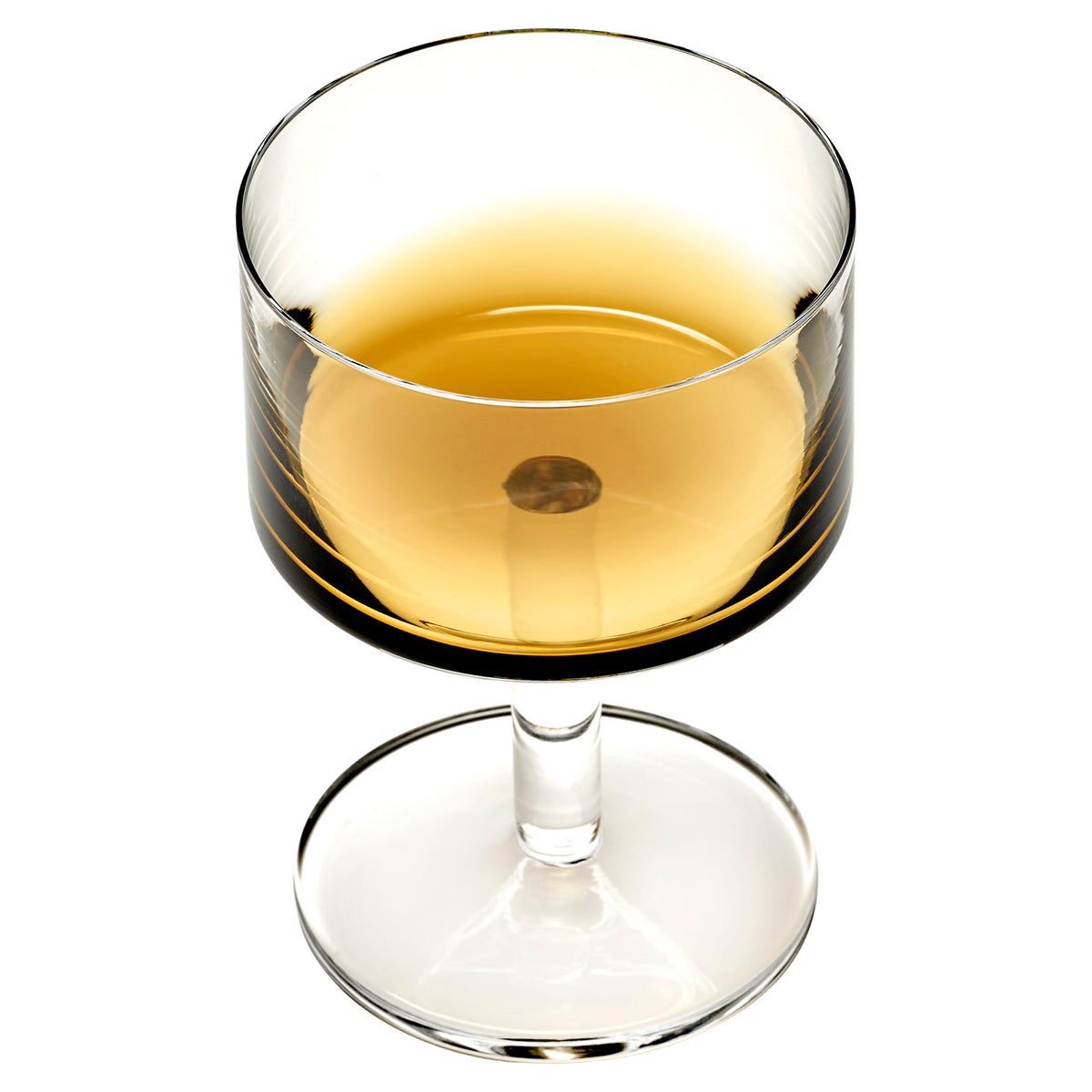 Zuma Amber Champagne Coupe Set of 4