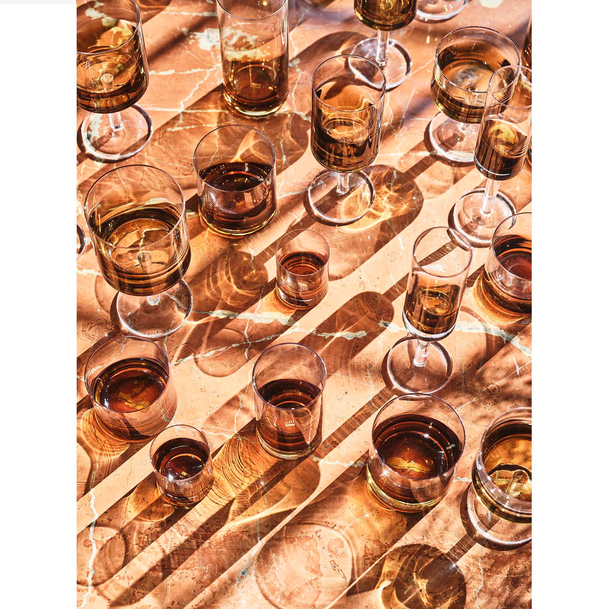 Zuma Amber Shot Glass Set of 4