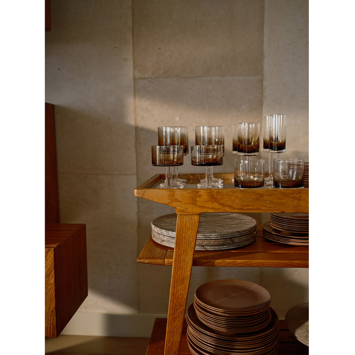 Zuma Amber Shot Glass Set of 4