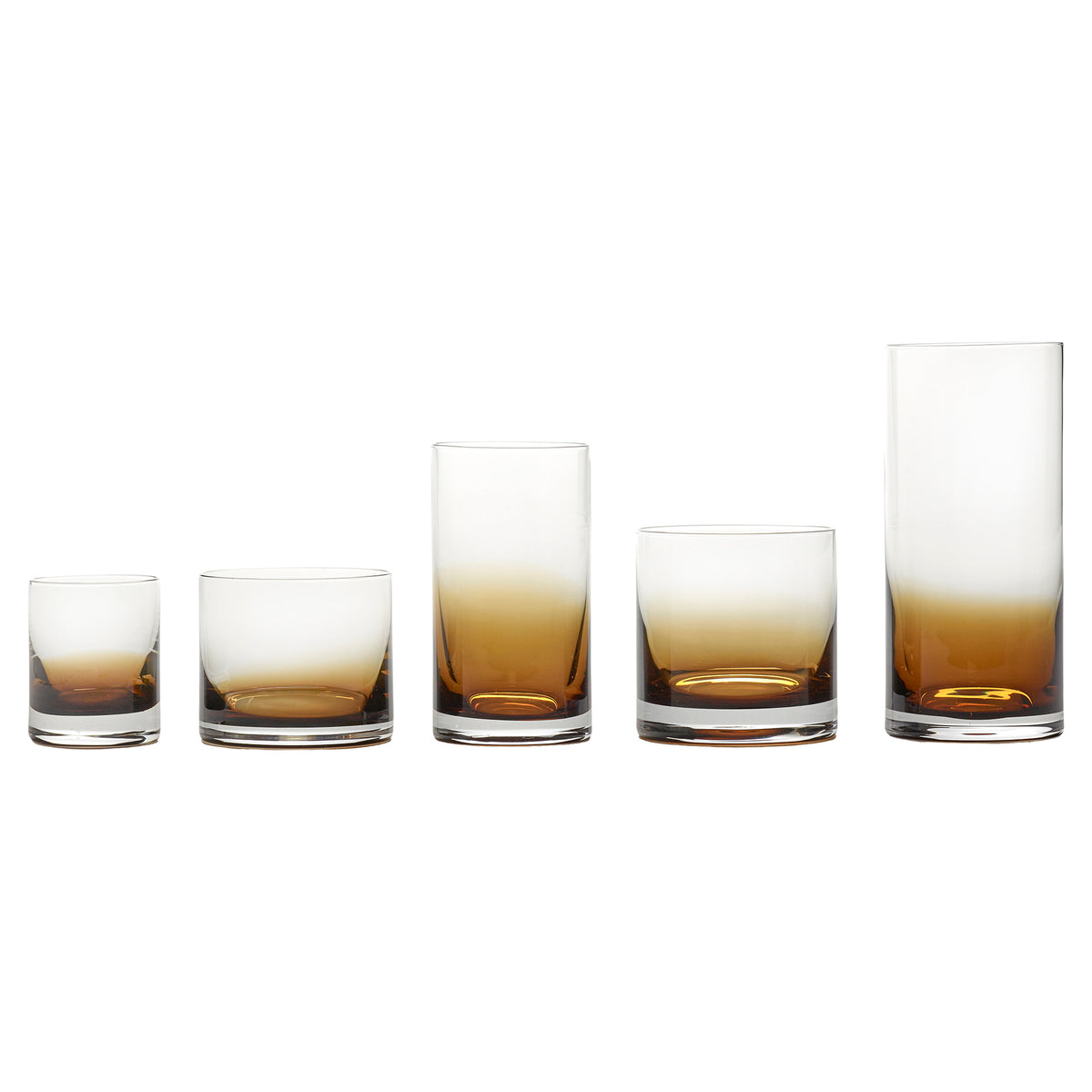 Zuma Amber Whisky Glass Set of 4