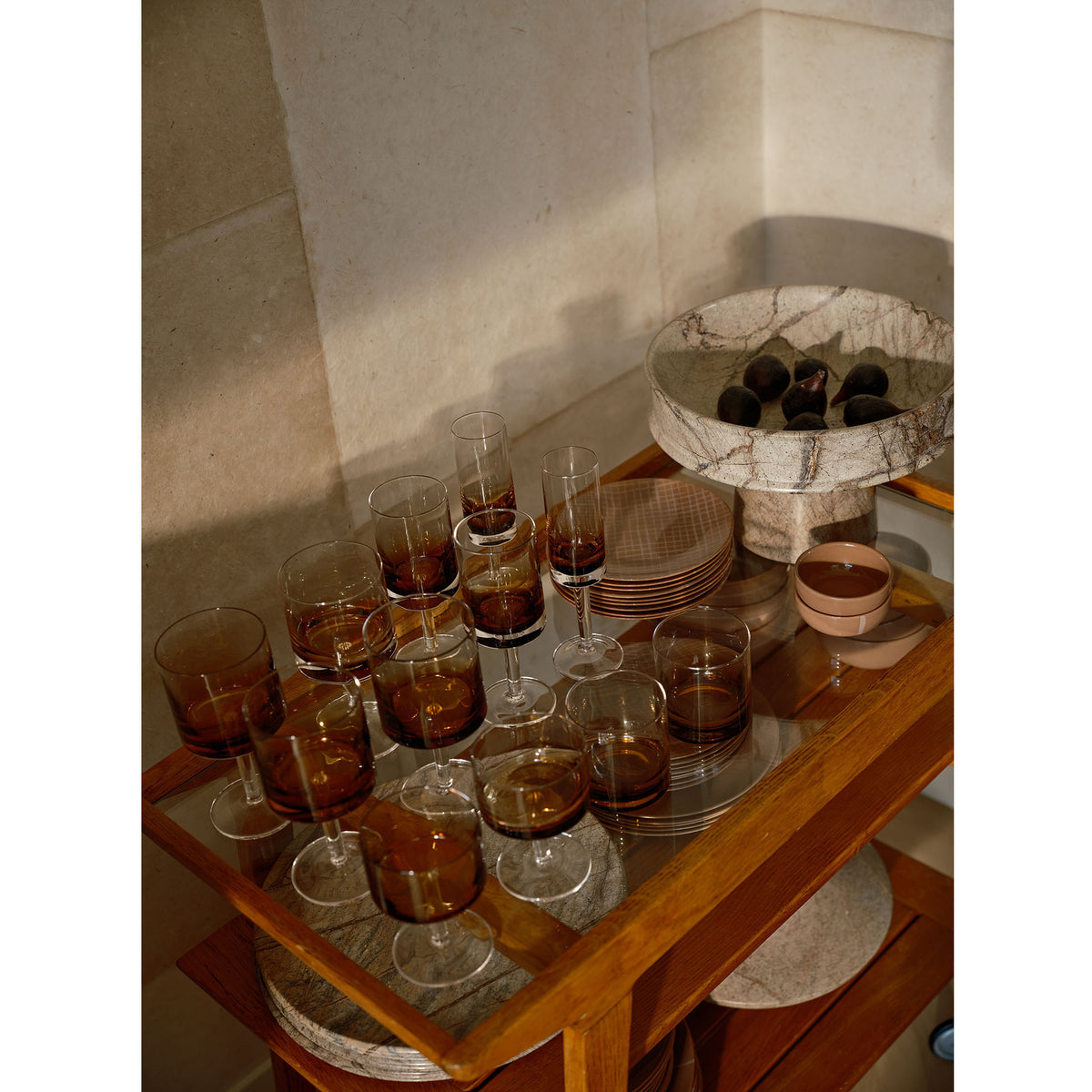 Zuma Amber Whisky Glass Set of 4