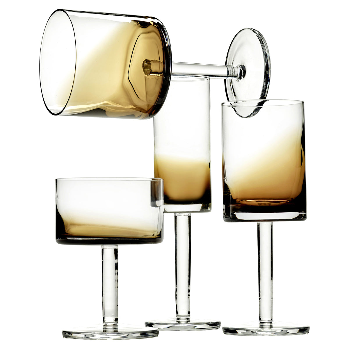 Zuma Amber White Wine Glass Set of 4